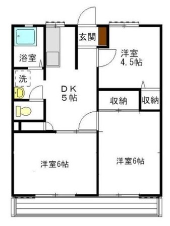 サンシティ富島の物件間取画像